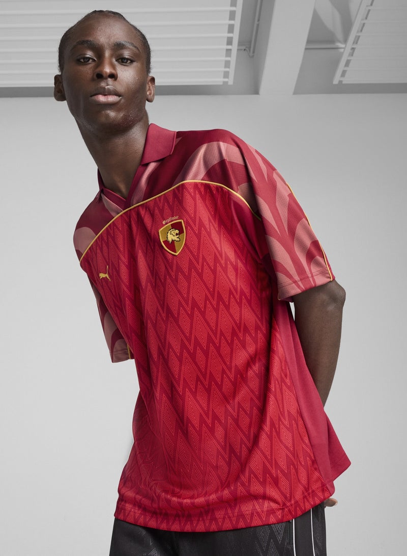 PUMA x HARRY POTTER Relaxed Mens Red Jersey Top - Image 1